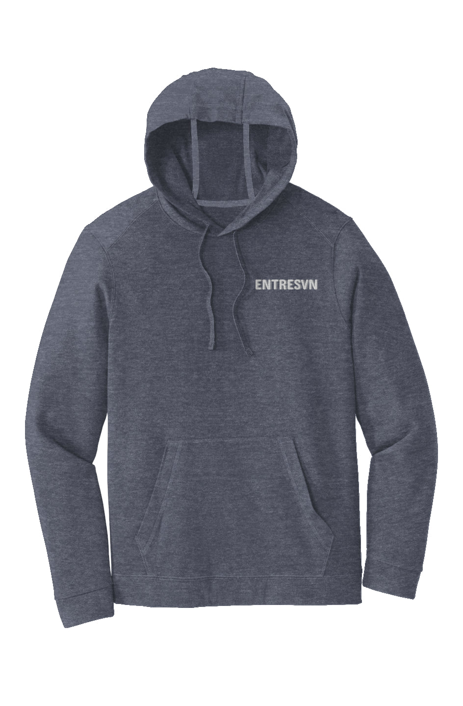 ENTRESVN Triblend Fleece Hooded Pullover for Men