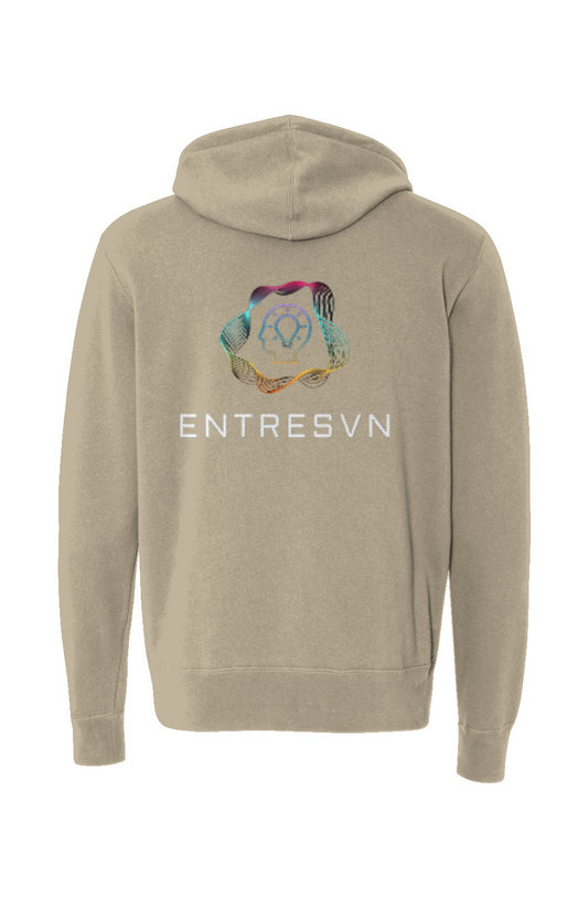 ENTRESVN Lightweight Full-Zip Hoodie for All