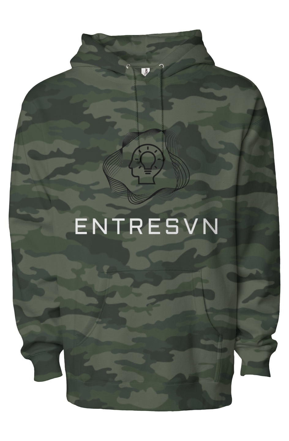 ENTRESVN Independent Heavyweight Pullover Hoodie for Men