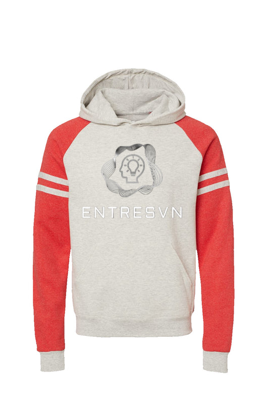 ENTRESVN Varsity Color Blocked Raglan Hoodie for All