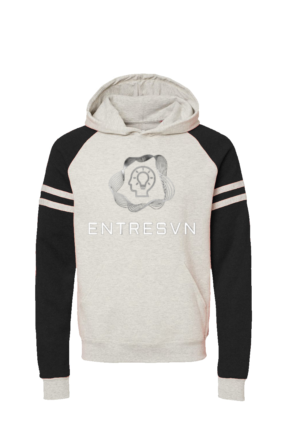 ENTRESVN Varsity Color Blocked Raglan Hoodie for All