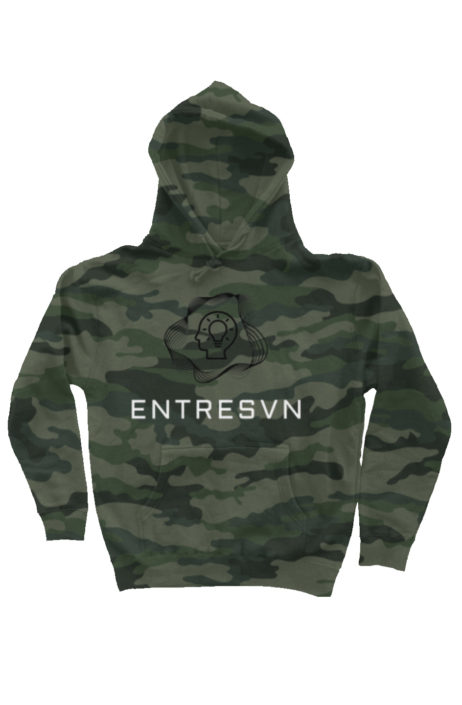 ENTRESVN Camo Independent Heavyweight Hoodie For Men