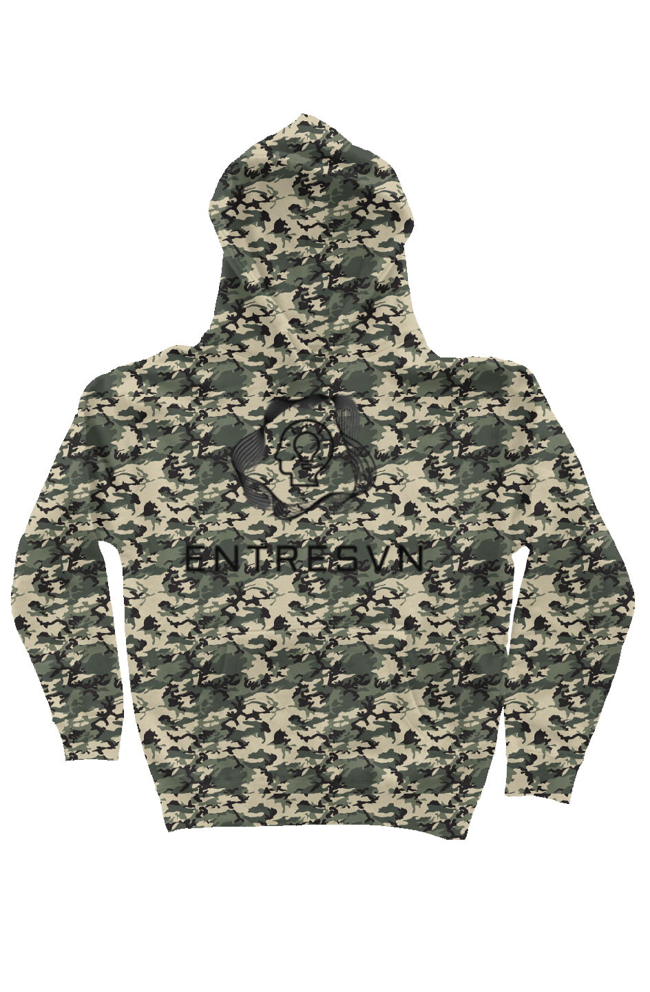 ENTRESVN Camo Independent Heavyweight Hoodie For Men