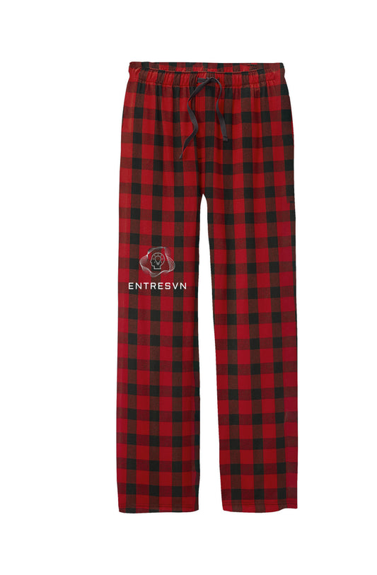 ENTRESVN Flannel Plaid Pants For Men